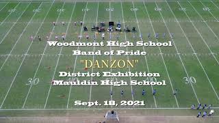 Woodmont High School Band of Pride  Danzon 2021  Aerial Footage [upl. by Notgnihsaw267]