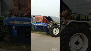 New Holland Plus Tractor top fitting shorts shortsfeed youtubeshorts shortvideos tractor [upl. by Cornell]