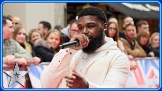 Danny Platinum FREESTYLES genius BGT rap for the Judges  Auditions  BGT 2024 [upl. by Helprin]