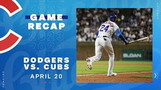 Cubs vs Dodgers Game Highlights  42023 [upl. by Aurelia339]