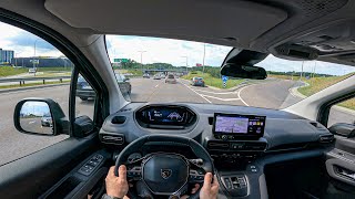 NEW Peugeot Rifter 2024  POV Test Drive [upl. by Sedaiuqlem]