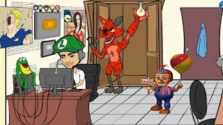 Fernanfloo Saw Game ¡Fernanfloo es atacado por Foxy [upl. by Dorn61]