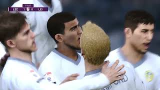 LEEDS VS LEICESTER  PES 21 GAMEPLAY [upl. by Treve]