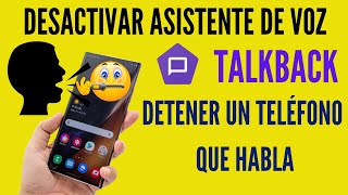 Cómo activar o desactivar TalkBack el asistente de voz en móviles Android [upl. by Leinadnhoj916]