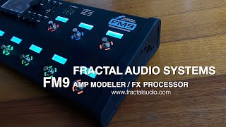 Fractal Audio FM9 Amp Modeler  FX Processor [upl. by Acirahs603]