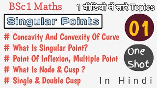 Singular Points  Concavity And Convexity  Differential Calculas BSc 1st Year Maths [upl. by Churchill491]