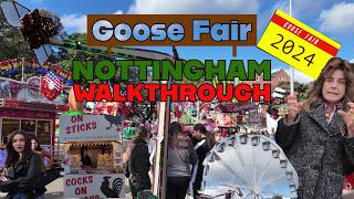 Nottingham Goose Fair 2024 Walkthrough 4K [upl. by Tab]