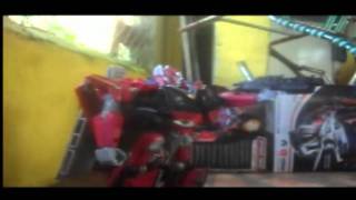 Transformers DOTM Ironhide Death StopMotion With Special Effects [upl. by Arahsat924]