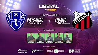 PAYSANDU 1 x 0 ITUANO  AO VIVO E COM IMAGENS DO ESTÁDIO  SERIE B [upl. by Lilaj]