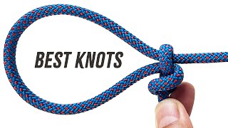 The 15 BEST Knots in Life  15 Essential Knots You Need To Know [upl. by Anaidirib]