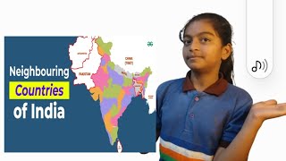 Neighboring Country of India Gk quiz video class 1to8 [upl. by Arman]