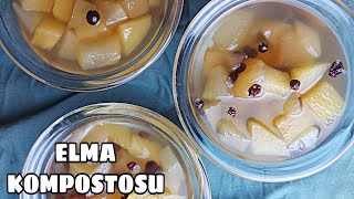 ELMA KOMPOSTOSU TARİFİ 🍎 ELMA KOMPOSTO NASIL YAPILIR🍏 APPLE COMPLOTE RECIPE 👍🏻 NEFİS HOŞAF YAPIMI [upl. by Delanos]