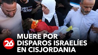 Muere niño palestino que había sido herido por disparos israelíes en Cisjordania [upl. by Naloc707]