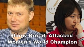 Shirov brutali attacked Womens World Champion  Fire on board  Shirov vs Ju Wenjun [upl. by Anerol794]