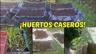 Como hacer huertos caseros abundancia de cosechasnatural jardines diyflores flower [upl. by Anos]