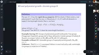 CONSTRUCTIONS OF QUANTUM GROUPS WITH THE RAPID DECAY PROPERTY [upl. by Bakerman391]