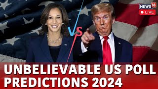 US Poll Survey 2024 Trump Vs Kamala Who Will Win  US Presidential Elections 2024  News18  N18G [upl. by Desiree]