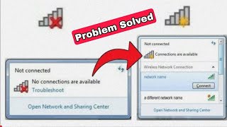 quotNOT CONNECTEDquot No Connections Are Available in Windows 78110  New Method Working in 2024 [upl. by Llirred]