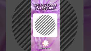 Which Number You Can See 👀  Test your eyes 👀 riddles test quiz competition iq shorts puzzle [upl. by Anertal]