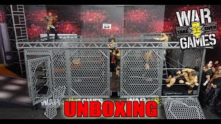 WWE WAR GAMES FIGURE PLAYSET ASSEMBLY [upl. by Ivz]