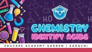 CHEMISTRY PRACTICAL  IDENTIFY ACIDS amp BASES  CLASS X  EDUCARE ACADEMY GARDEN  KARACHI [upl. by Angelique294]