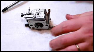 stihl ms200t rebuild part 7 finale  carburetor rebuild final assembly [upl. by Eiuqcaj899]