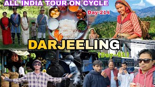 DARJEELING Day1  ALL INDIA TOUR ON CYCLE 🚲  Day214  darjeeling vlog travel [upl. by Catharina614]