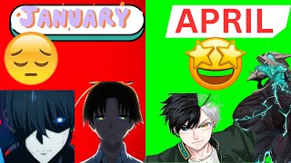 NEW SPRING ANIMES  BEST MONTH FOR ANIME FANS 😍 [upl. by Ardiedal]