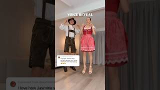 GIBBERISH 🤣😩  dance trend viral couple funny german deutsch shorts [upl. by Refanej437]