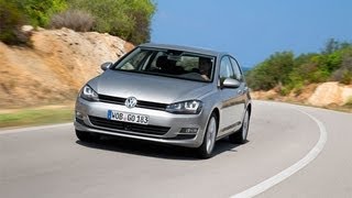 La prova della nuova Volkswagen Golf 7 20 TDI Highline  Test Drive [upl. by Etnod279]