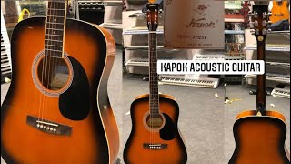 Kapok acoustic guitar Made in China  Wilson’s music instruments 03371476660 [upl. by Melva]