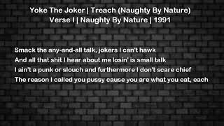 Yoke The Joker  Treach Naughty By Nature  Verse 1  Lyrics [upl. by Sybille]