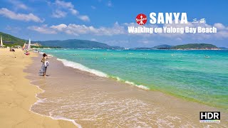 Walking on Chinas Beaches  Yalong Bay Beach Sanya Hainan Island  4K HDR  中国的海滩  亚龙湾  海南省三亚市 [upl. by O'Gowan402]