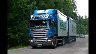 Scania R500 \8 Sound Fredrikssons Transport Uphill [upl. by Beera]