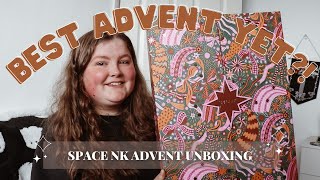 BEST ADVENT CALENDAR  SPACE NK BEAUTY ADVENT CALENDAR UNBOXING [upl. by Kenric]