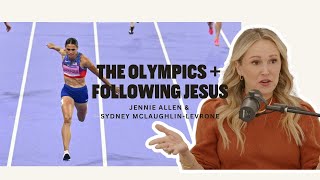 The Olympics and Following Jesus  Jennie Allen amp Sydney McLaughlinLevrone  Made For This Podcast [upl. by Yanehs463]