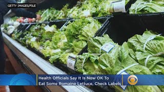 US Officials Its OK To Eat Some Romaine Look For Labels [upl. by Attehcnoc102]