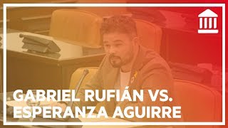 Rufián a Aguirre quot¿Cómo es posible que mandando tanto no sepa lo de la caja B del PPquot [upl. by Michella]