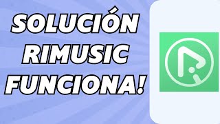 RiMusic Alternativa a Spotify Ya No Funciona [upl. by Em944]