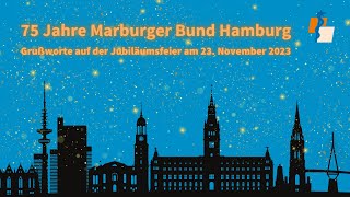 75 Jahre Marburger Bund Hamburg  Begrüßung [upl. by Ahsiuqal]