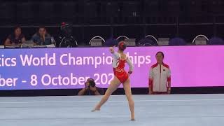 Qiu Qiyuan  China  Floor  Podium Training  World Championships 2023 [upl. by Kampmeier]