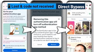 Two step authentication facebook lost phone Facebook login code problem two factor authentication [upl. by Eirellam19]