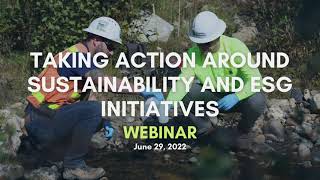 Perpetua Webinar Taking Action Around Sustainability and ESG Initiatives [upl. by Aneek201]