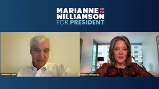 Marianne Williamson Interviews Former DNC Delegate Lawrence Taylor [upl. by Renfred]