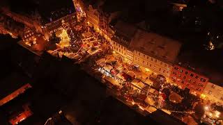 Adventsstadt Quedlinburg  Weihnachtsmarkt von oben [upl. by Hennahane]