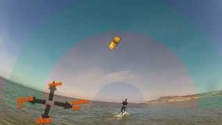 Kitesurfing lesson how to water start [upl. by Hoffarth732]