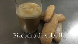 Receta fácil del bizcocho de soletilla [upl. by Ninel]