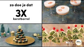 3 x kerstborrel kersthapjes en cocktail recept  Allerhande [upl. by Yensehc]