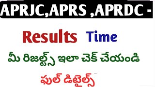 Aprjc results date 2024aprjc exam details 2024aprjc results updatedhow to check aprjc results [upl. by Schild550]