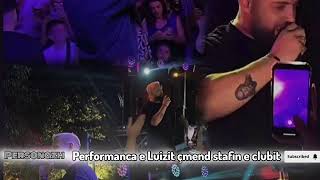 Luiz Ejlli tërbon stafin e lokalit ku performoi në Bilisht [upl. by Letnohc851]